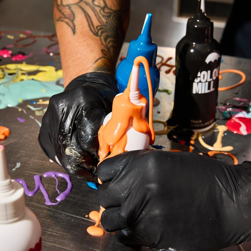 Colour Mill Chocolate Drip Easy-Melt Drizzle for Desserts, 125 Grams