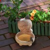 Aflowa Cat Garden Statue Outdoor Decor,Cat Garden Sculptures Figurine Decoration,Resin