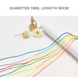 Visxcnu Pack of 40 Hair Braids Colourful Hair Wrap Cord Various Gradient Colours Hair Rope Band Rainbow Braided Hair Scrunchie for Women Girls DIY Ponytail Braids Hair Styling Accessories