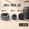U-Shaped Memory Foam Travel Neck Pillow with Adjustable Velcro and