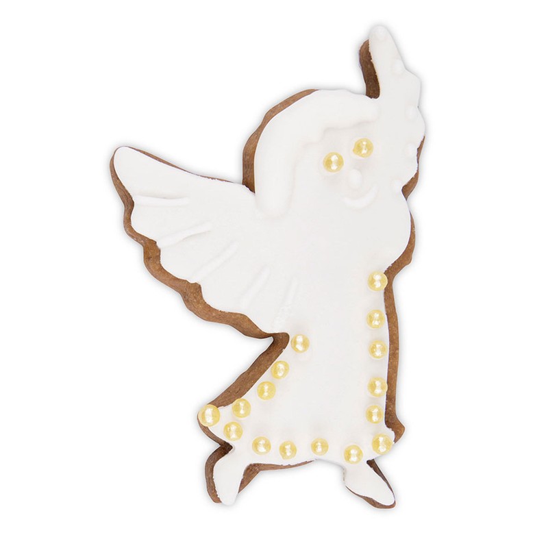 Staedter Angel Flying Cookie Cutter, 6.5 cm, Stainless Steel Silver