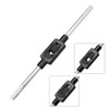 sourcing map Tap Wrench Adjustable Handle for Metric M6-M20 1/4"-3/4"