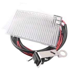 Anxingo 12V Heated Grips, Grip Heaters, Handlebar Heater, Warmer Pads for Motorcycle