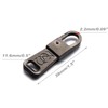 Zpsolution Stainless Steel Zipper Pulls - More Sturdy Zipper Pull