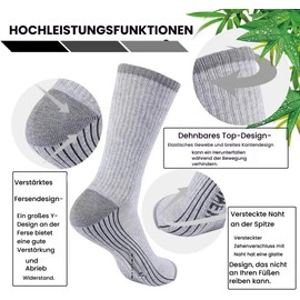 lulupila Viscose Bamboo Socks, Unisex Padded Comfortable Ankle Workout Hiking Golf Socks 3 Pairs, gray, L