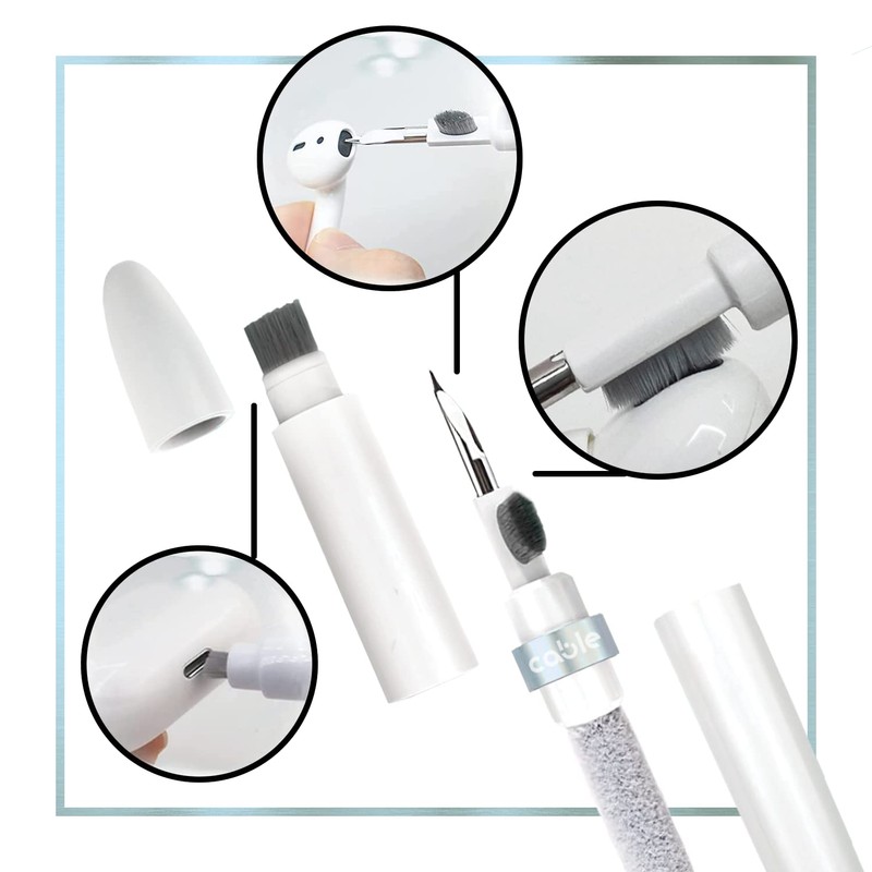 Universal Bluetooth Headphones, Airpods and Multifunction Headphones Cleaning Pen Set