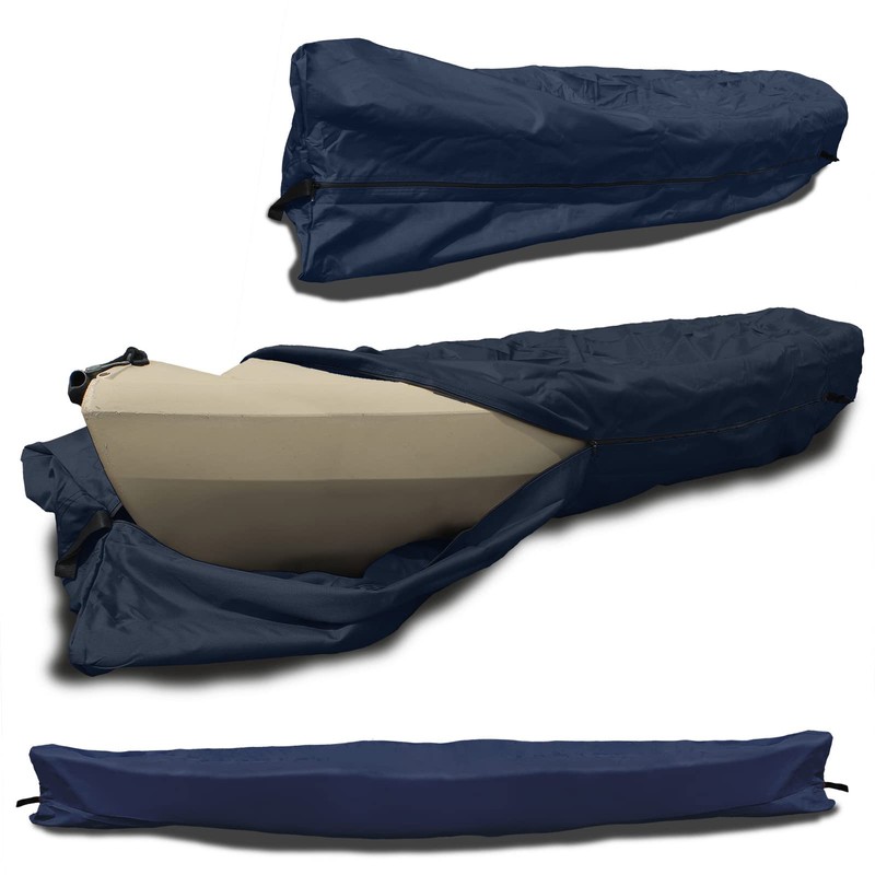 EliteShield Canoe Cover Kayak Cover; Waterproof UV Resistant Marine Grade