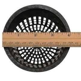 Gro Pro Mesh Net Heavy Duty Pot 3.75" - 10 Pack - hydroponics aeroponics 3.75 in