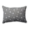 Pillow Perfect Let It Snow Rectangular Throw Pillow, Grey