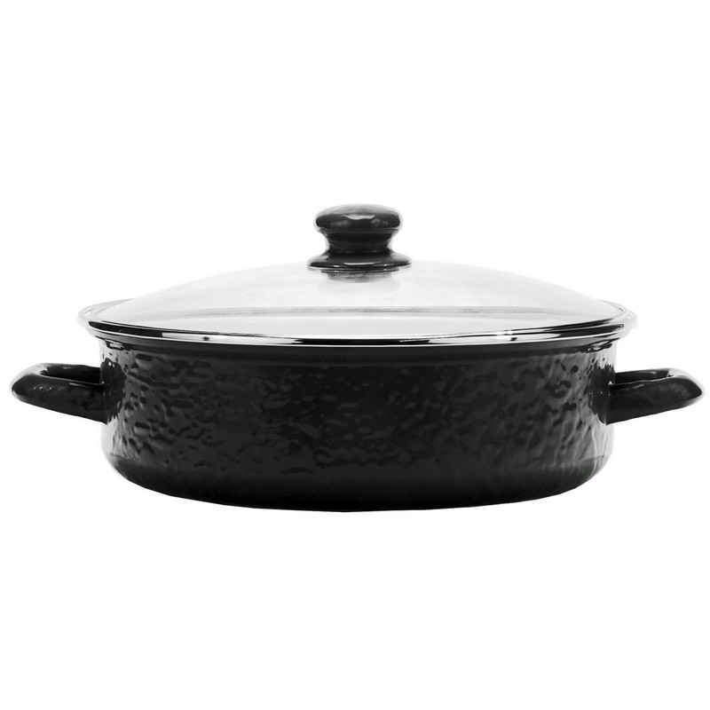 dorado Rabbit - Sartén de 3 cuartos (negro macizo)