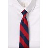 Lands' End Uniform To Be Tied Stripe Tie Red/classic Navy