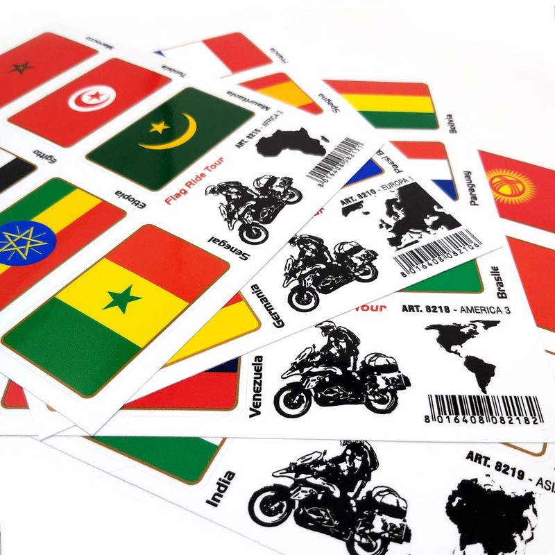 Quattroerre 8217 Sticker Flag Ride Tour America