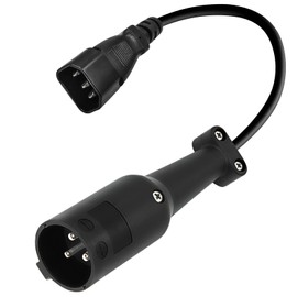 Golf cart Charger Plug for ClubCar DS PowerDrive Special for Lead-Acid Batteries with 3-pin Circular Plug 36V