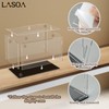 LASOA Acrylic Display Case for Collectibles, Alternative Glass Display Box