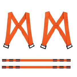 Heavy Duty Dual Shoulder Lifting & Moving Straps for Furniture, Appliances, and Large Items - Ergonomic Design for Two-Person Lifting, 800lbs Capacity - Durable Nylon Webbing with Comfortable Padding