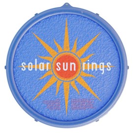Solar Sun Rings 60 Inch Above Ground or Inground Swimming Pool Hot Tub Spa Heating Accessory Circular Heater Solar Cover, Blue (Cover Only)