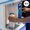 Mira Sierra Botella de agua con tapa de boquilla, 32