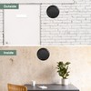 Vent Systems 8" Inch Soffit Vent Cover - Black Round