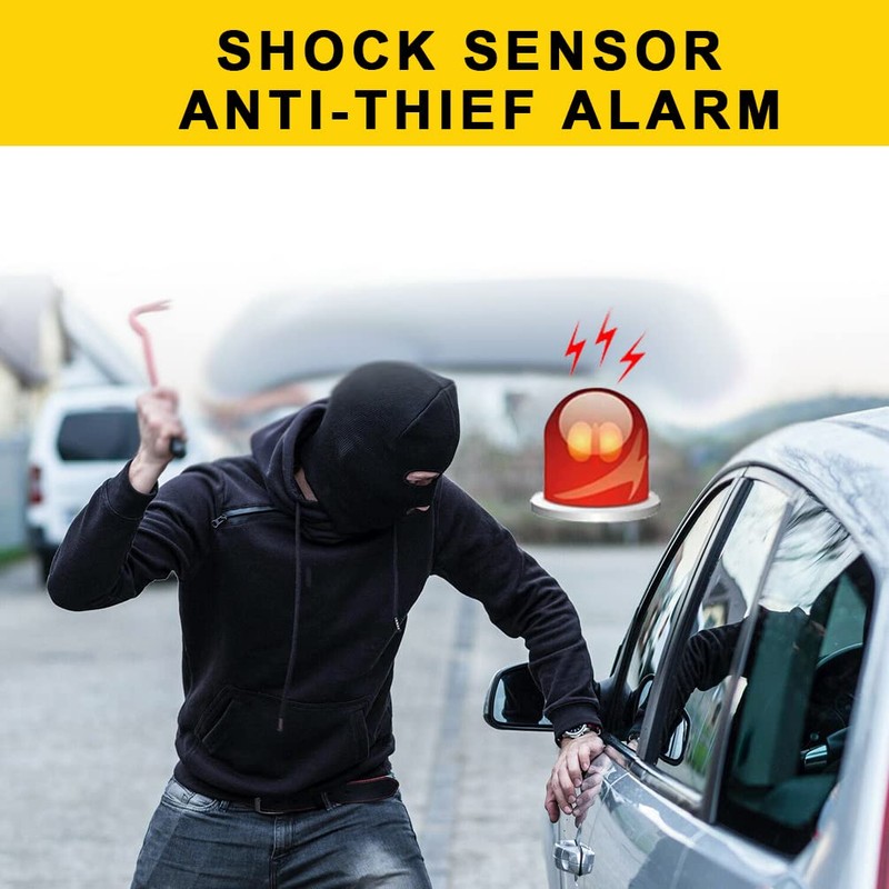 BANVIE ① Passive keyless Entry Car Alarm System + ②