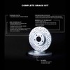 R1 Concepts Front Brake Rotor Kit |Brake Rotors| Brake Disc