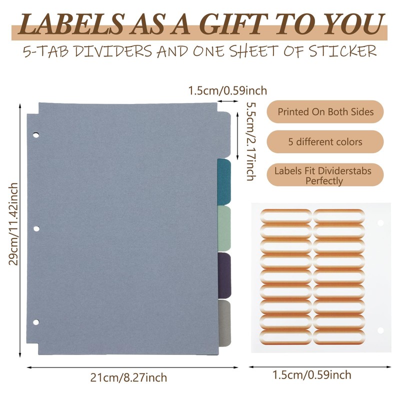Weekgrat 2 Pcs 3 Ring 1 Inch Linen Binder Organizer