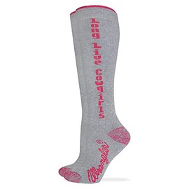 Wrangler Long Live Cowgirls Tall Boot Socks, Pink, Med (W 6-9), 1 Pair