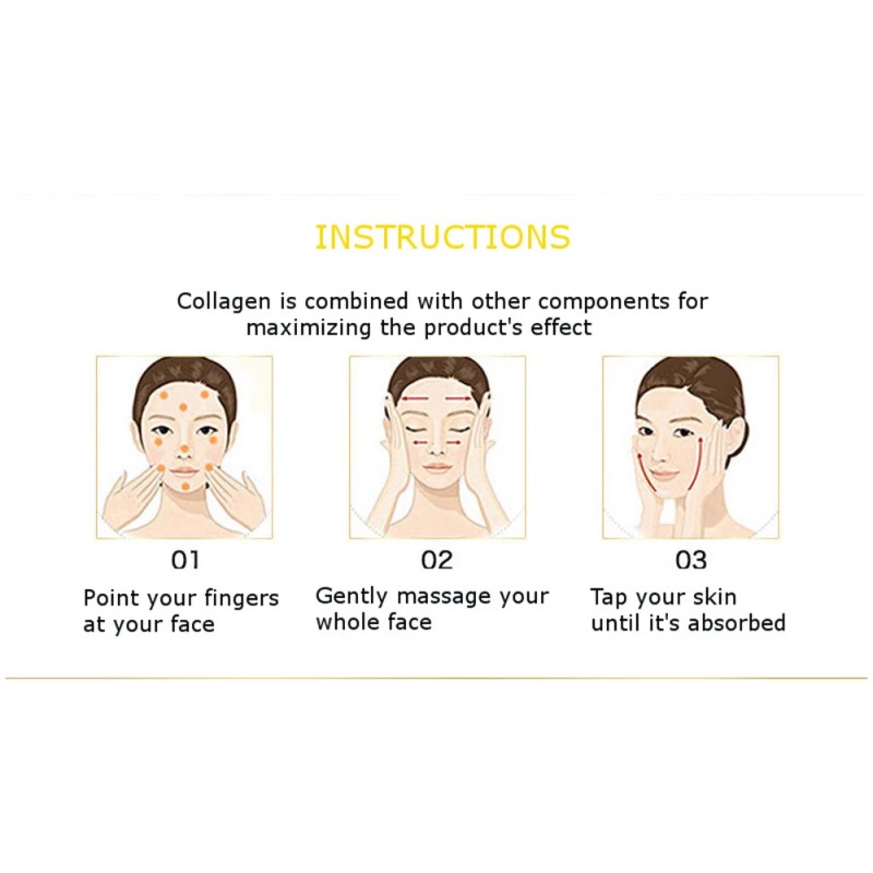DISAAR Pure Collagen Beauty Cream Anti Aging Wrinkles Moisturizing 80g