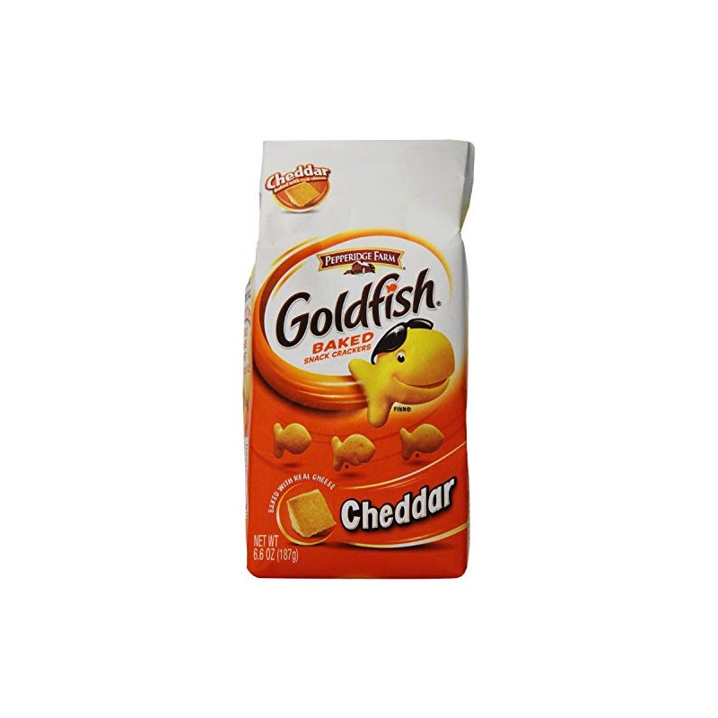 Pepperidge Farm Goldfish, Cheddar, 6.6 Ounce Bag (Pack of 3)