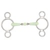 EQUIKIND PEANUT TWO RING GAG Stainless Steel Apple Flavour Mouthpiece