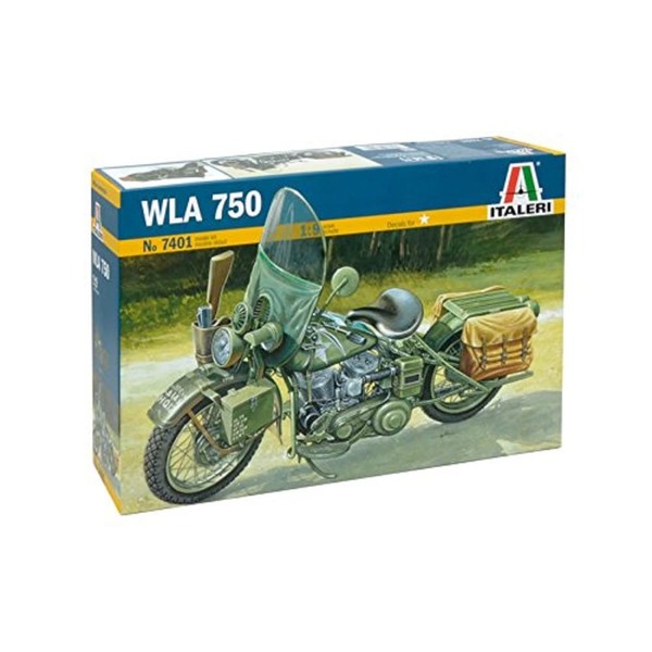 Italeri 7401 - U.S. Army Ww II Motorcycle Model Kit Scala 1:9