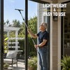 Window Washing Kit with Extension Pole(19–94.5"), Window Squeegee with Extension