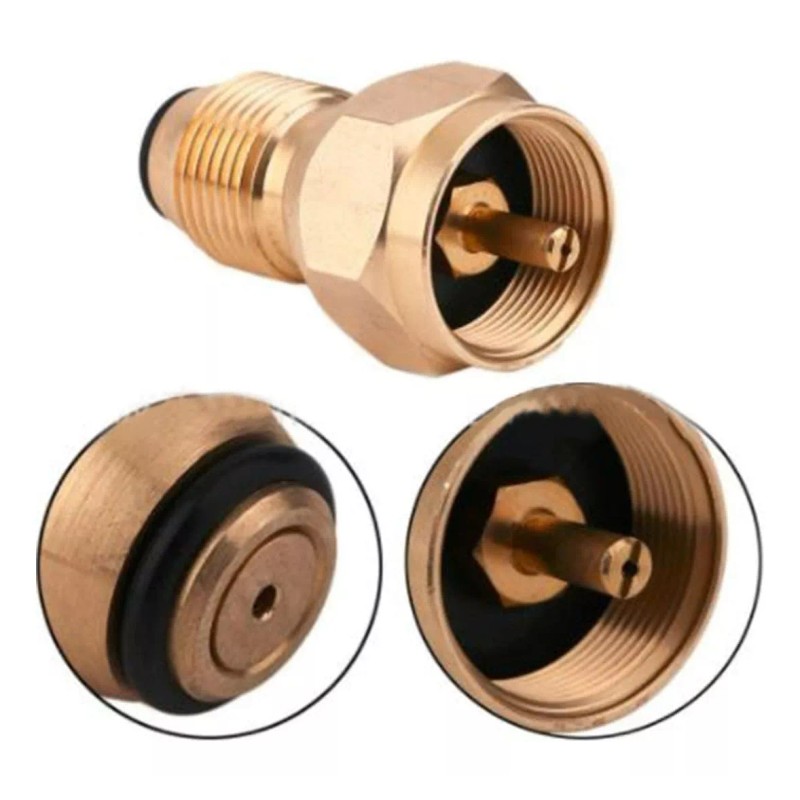 +Mu Adaptador De Recarga De Propano Lp Gas 1 Lb