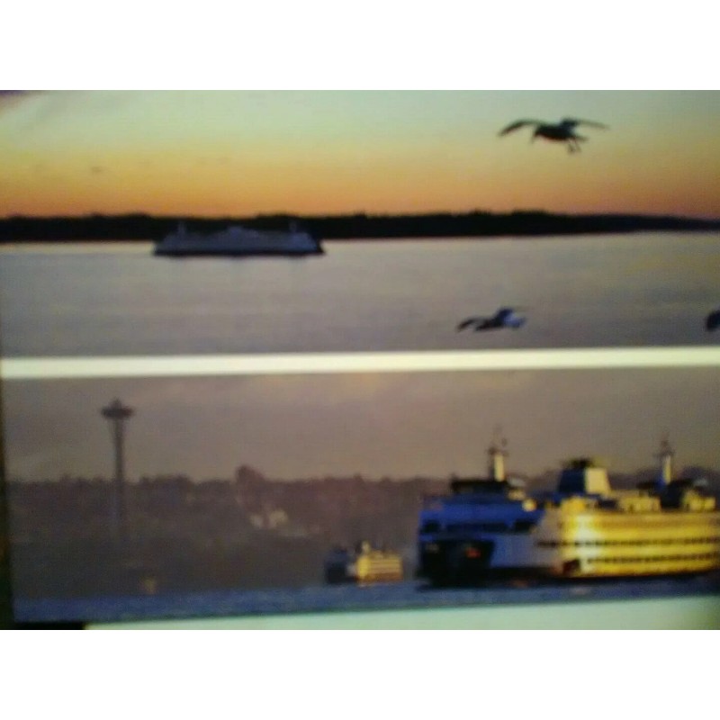 PACIFIC NORTHWEST BEAUTIFUL PHOTO POST CARD AERIAL VIEW WASHINGTON STATE