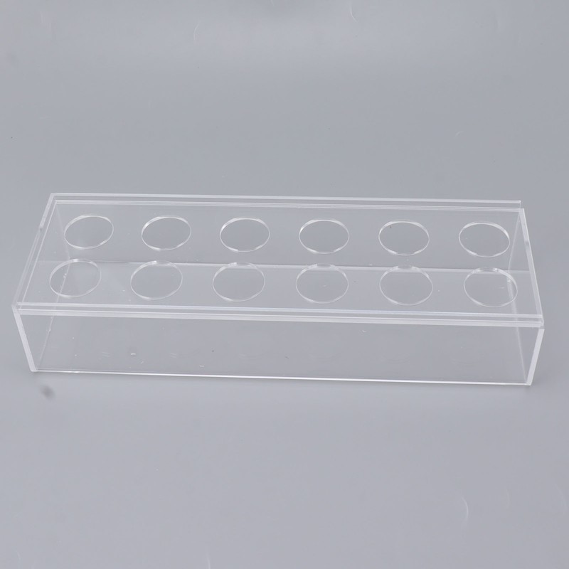 Clear Acrylic Vase Rectangular Elegant Centerpiece Flower Vase for Home