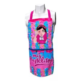 Movasa Mandil Babero Delantal Bordado Mis Pastelitos Cocina