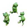 Garden Frog Statue Animal Statue Resin Climbing Frog Sculpture for