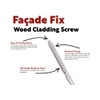 Box of 200 Redhawk Fasteners® Façade Fix Wood Cladding Screw