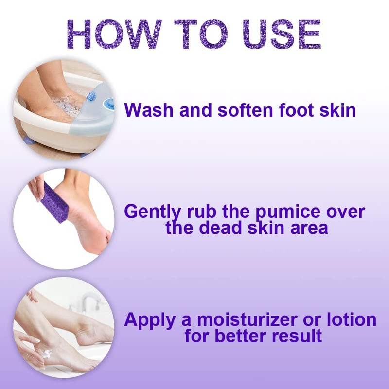BPrettier Foot Pumice Stone Pumice Stone for Feet Foot Scrubber