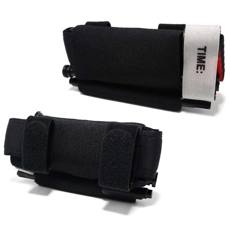 Elastic Tourniquet Holder Tactical Retention Band TQ Sleeve Pouch Horizontal