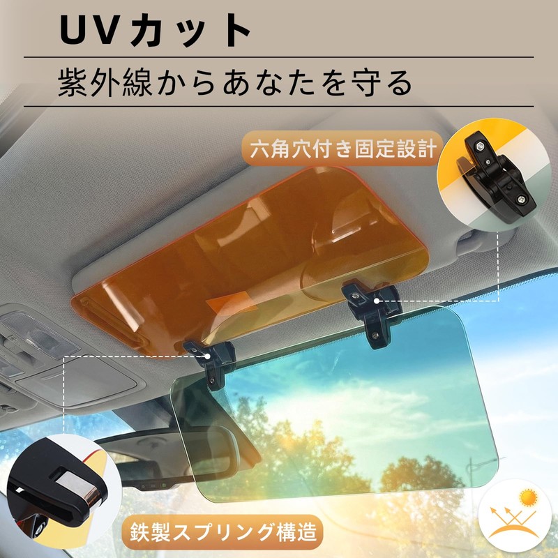 Car Sun Visor, Polarized Sun Visor, Day and Night 2