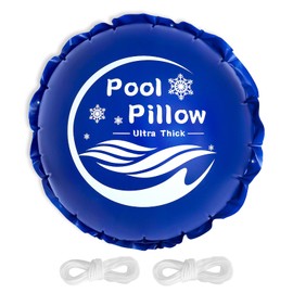 ranwin 4 x 4FT Pool Pillows for Above Ground Pools, 0.4mm Thicker PVC Winterize Pool Closing Kit, Durable Pool Cover Air Pillow Kit for Winter to Support Covers, Rope Included