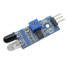 KKHMF 5pcs IR Infrared Obstacle Avoidance Sensor Module 3-Wire Reflector Photoelectric Switch Arduino Compatible