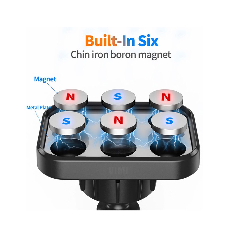 Soporte Porta Celular Auto Universal Ventila Magnetico