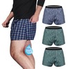 TIICHOO Mens Incontinence Underwear Washable Bowel Leak Proof Fecal Incontinence