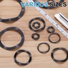 sourcing map Wave Spring Washer, 50Pcs 0.98"x0.75"x0.02" (ODxIDxT) - Iron