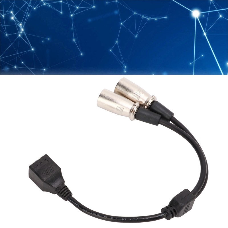 RJ45 to XLR Female Mic Converter Adapter Cord 20cm Microphone
