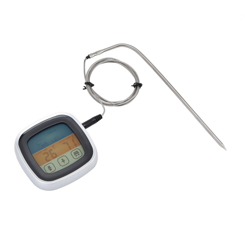 Digital Meat Thermometer Waterproof Stainless Steel Food Thermometer with BBQ