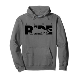 BASBO Unisex-Adults Snowmobile Pullover Hoodie - Grey, Small