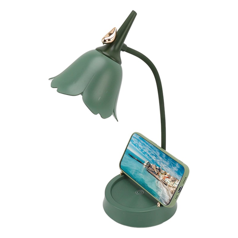 3W LED Touch Desk Lamp 3 Gear Dimmable Foldable Petal