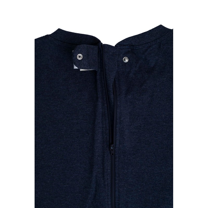 Gertex Adult Lightweight Back-Zip Romper- Medium, Blue